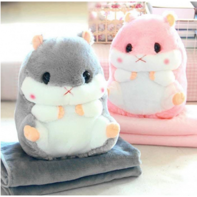 Best price soft 2 in 1mouse blanket set stuffed toy safe for children from Vietnam factory/high quality plush toy