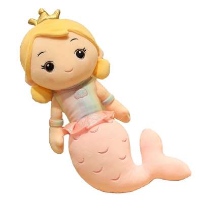 Cute  Mermaid Pillow Children's Toys/Sea Animals Plush Toys/Custom Plush Filled Mermaid Doll